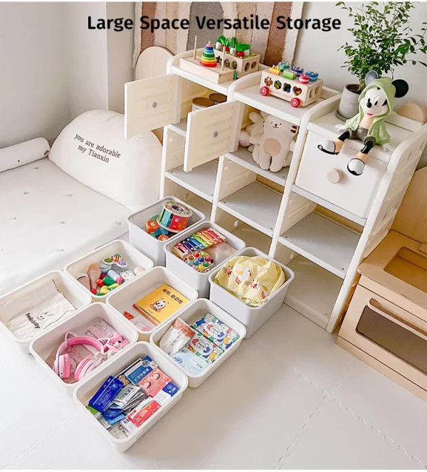 Custom Cheap Furniture Shelf Organizer Rack Boxes Shape for With 5 Drawers Baby Cupboard Toy Storage Children Kids Cabinets - Image 2