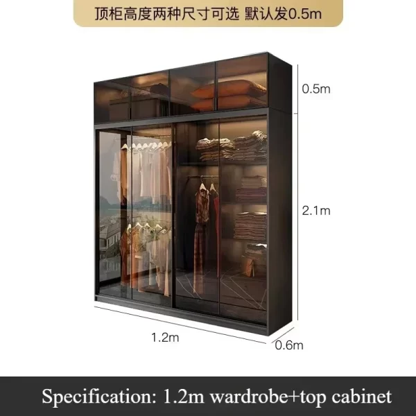 Shelf Shelve Wardrobes Organizer Underwear Nordic Storage Open Closets Cabinet Modern Ropero Armable De Ropa Bedroom Furniture - Image 11