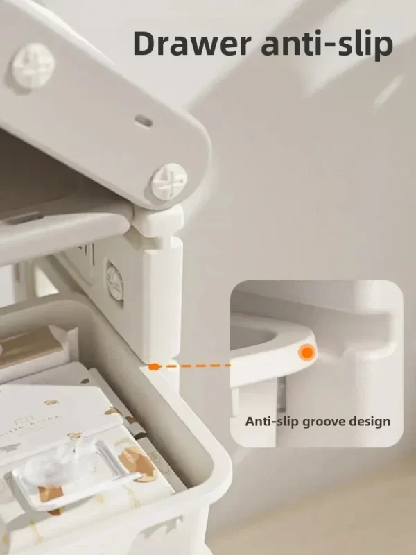 High quality  storage rack Large capacity home baby locker for children and infants organizing  wall shelf Garden - Image 3