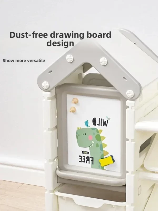 High quality  storage rack Large capacity home baby locker for children and infants organizing  wall shelf Garden - Image 4