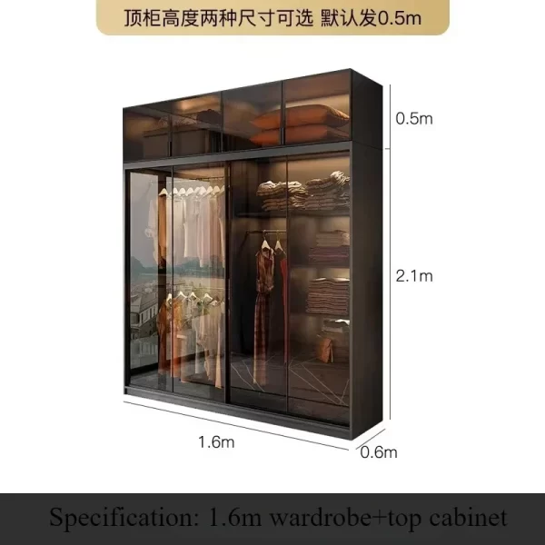 Shelf Shelve Wardrobes Organizer Underwear Nordic Storage Open Closets Cabinet Modern Ropero Armable De Ropa Bedroom Furniture - Image 22