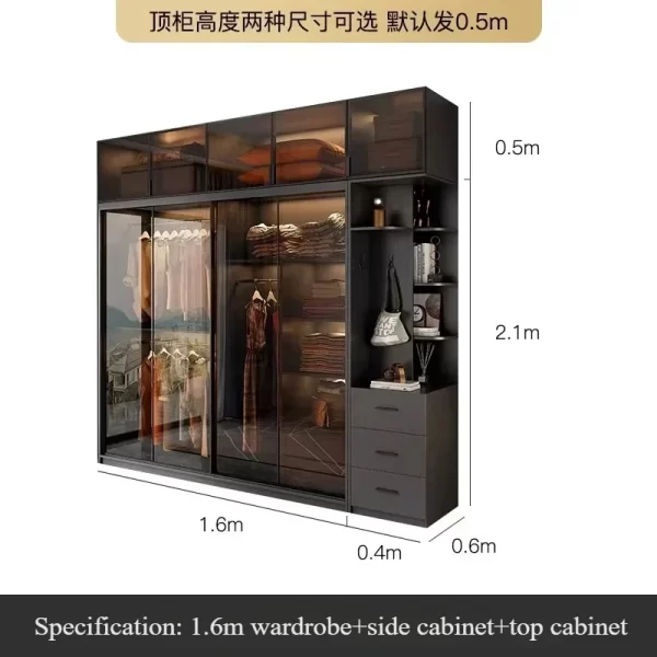 Shelf Shelve Wardrobes Organizer Underwear Nordic Storage Open Closets Cabinet Modern Ropero Armable De Ropa Bedroom Furniture - Image 27