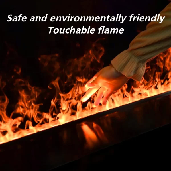 Electric Fireplace Decorative Mist Fireplace with Humidifier Remote Control LED Flame Modern Room Decor - Image 3