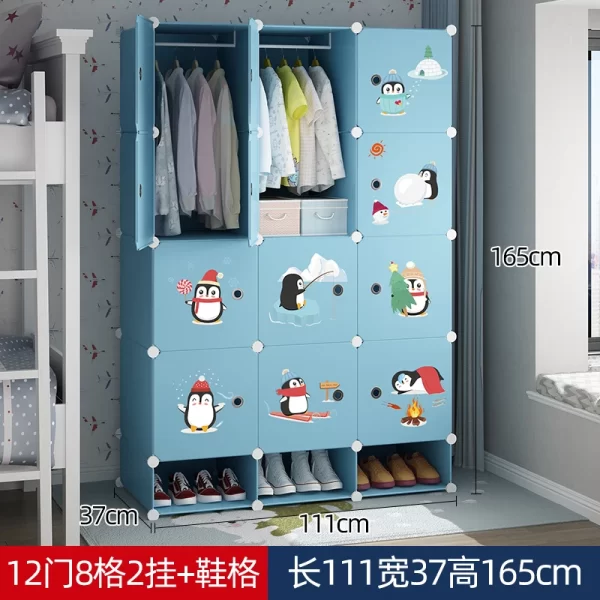 Organizer Baby Cabinets Wardrobe Children's Room Storage Cabinet Cabinets Girl's Drawer Closet Puerta Corredera Baby Furniture - Image 15