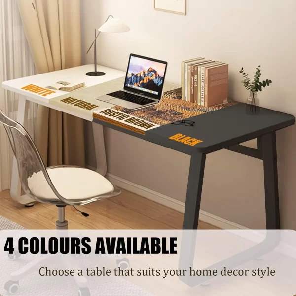 Computer Desk Modern Simple Style Desk for Home Office, 31.5 inch Small Writing Table Study Corner Work Desk for Bedroom Table - Image 3