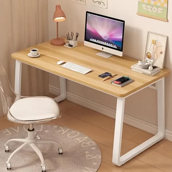 Computer Desk Modern Simple Style Desk for Home Office, 31.5 inch Small Writing Table Study Corner Work Desk for Bedroom Table - Image 8