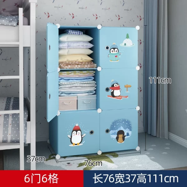 Organizer Baby Cabinets Wardrobe Children's Room Storage Cabinet Cabinets Girl's Drawer Closet Puerta Corredera Baby Furniture - Image 20