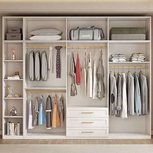 Drawer Storage With Glass Doors Wardrobes Shelves Bedroom Orgnizer Wardrobes Portable Open Closets Abiertos Furniture Bedroom - Image 5