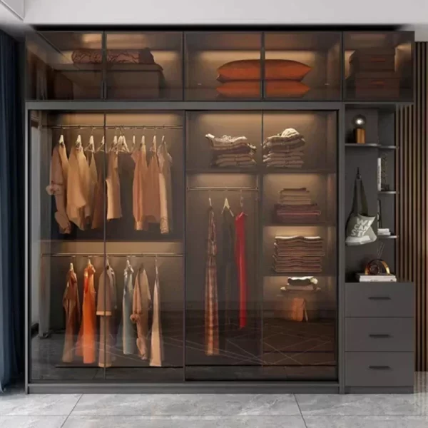Shelf Shelve Wardrobes Organizer Underwear Nordic Storage Open Closets Cabinet Modern Ropero Armable De Ropa Bedroom Furniture - Image 2
