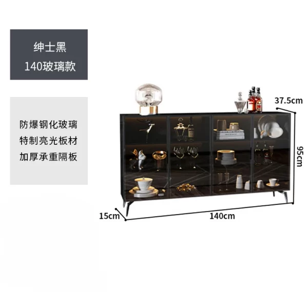 Modern Wine Display Cabinets Storage Glass Organizer Corner Cabinets Home Showcase Armoires De Salon Living Room Furniture - Image 10