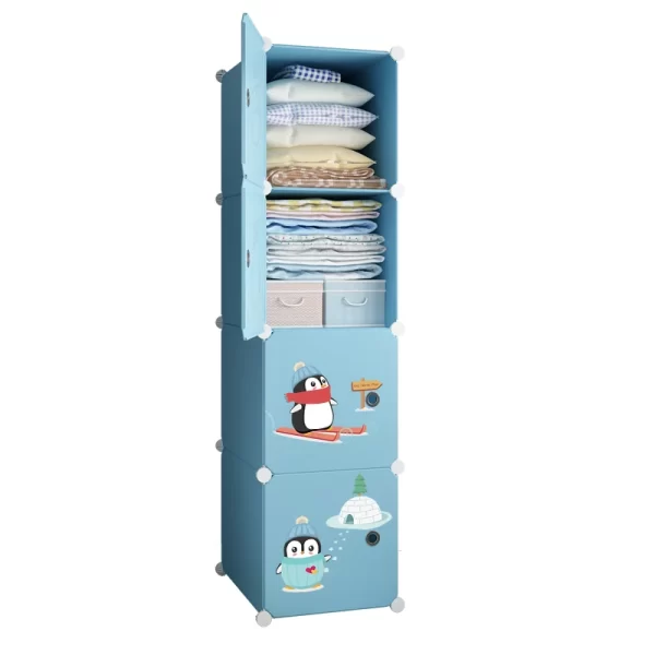 Organizer Baby Cabinets Wardrobe Children's Room Storage Cabinet Cabinets Girl's Drawer Closet Puerta Corredera Baby Furniture - Image 6