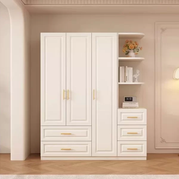 Drawers Cupboards Wardrobes Comfortable Closet Garment Cupboards White Multipurpose Space Saving Schrank Schlafzimmer Furniture