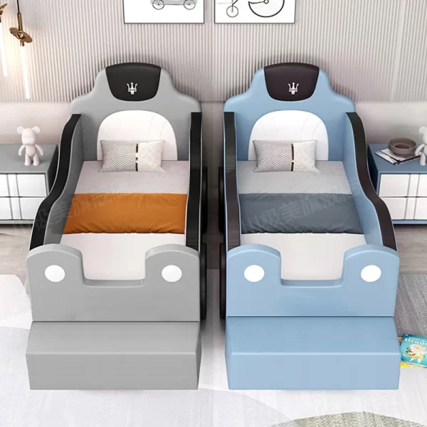 Cute Unique Modern Childrens Bed House Luxury Pretty Comferter Loft Kids Bed Baby Villa Camas De Dormitorio Bedroom Furniture - Image 2