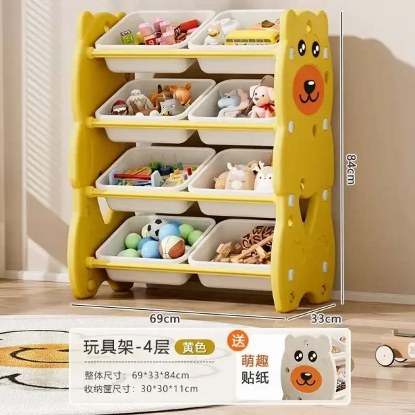Large Desk Side Bookshelf Organizer Mobile Document Storage Rack Bookshelf Desk Storage Libreria Infantil Home Child Library - Image 12