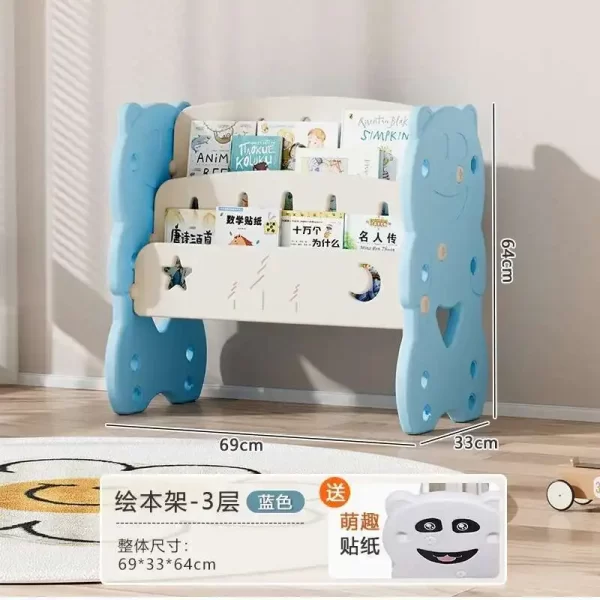 Large Desk Side Bookshelf Organizer Mobile Document Storage Rack Bookshelf Desk Storage Libreria Infantil Home Child Library - Image 14