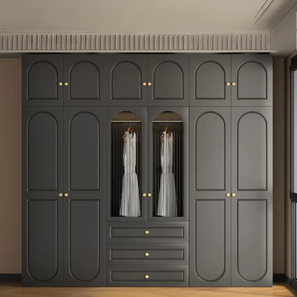 Interior Transparent Tall Closet Glass Hanger Nordic Teen Open Bedroom Wardrobe Organizer Storage Rack Guarda Roupas Furniture - Image 2