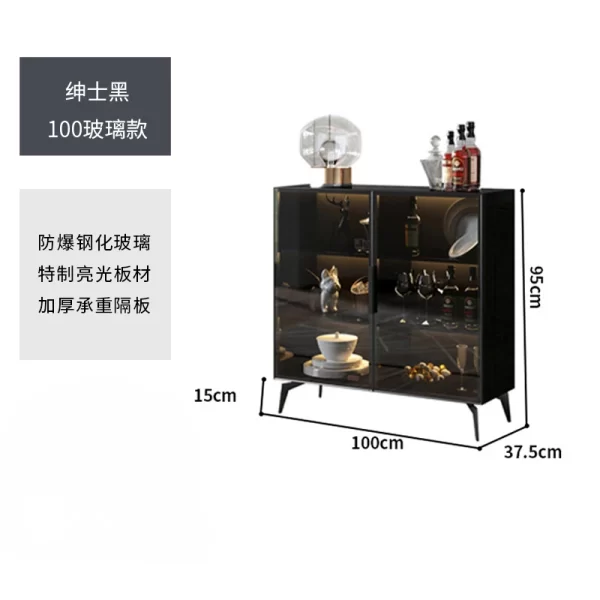Modern Wine Display Cabinets Storage Glass Organizer Corner Cabinets Home Showcase Armoires De Salon Living Room Furniture - Image 8