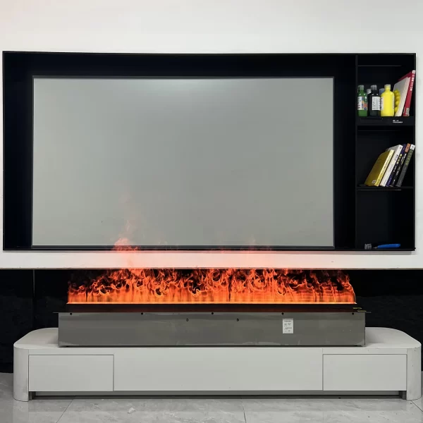 Electric Fireplace Decorative Mist Fireplace with Humidifier Remote Control LED Flame Modern Room Decor - Image 5