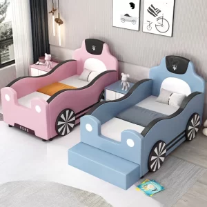 Cute Unique Modern Childrens Bed House Luxury Pretty Comferter Loft Kids Bed Baby Villa Camas De Dormitorio Bedroom Furniture