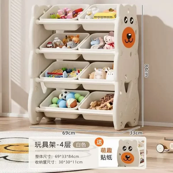 Large Desk Side Bookshelf Organizer Mobile Document Storage Rack Bookshelf Desk Storage Libreria Infantil Home Child Library - Image 17