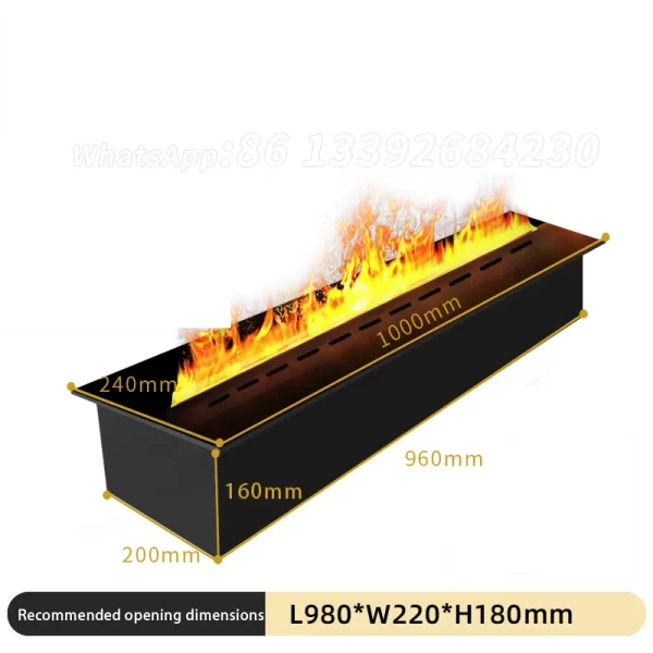 Atomizing Fireplace TV Wall Home Smart Room With Sound Of Firewood Cracking Water Steam Humidifier Vapour Electric Fireplace - Image 10