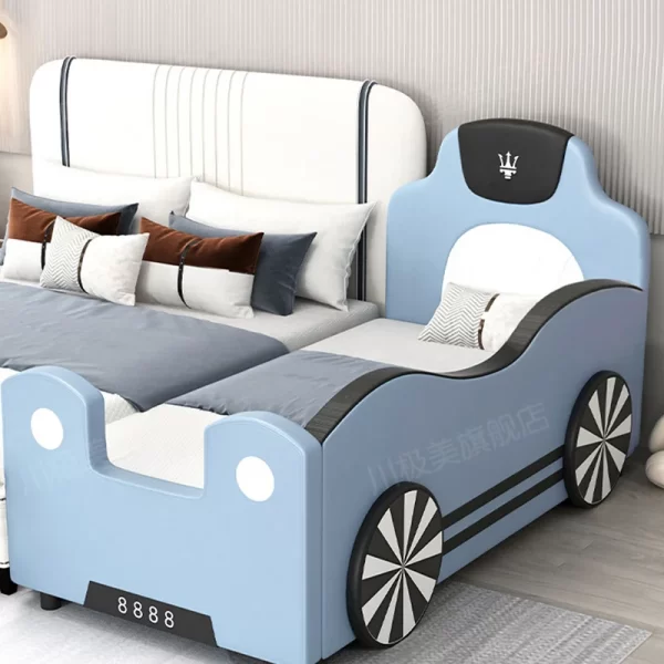 Cute Unique Modern Childrens Bed House Luxury Pretty Comferter Loft Kids Bed Baby Villa Camas De Dormitorio Bedroom Furniture - Image 3