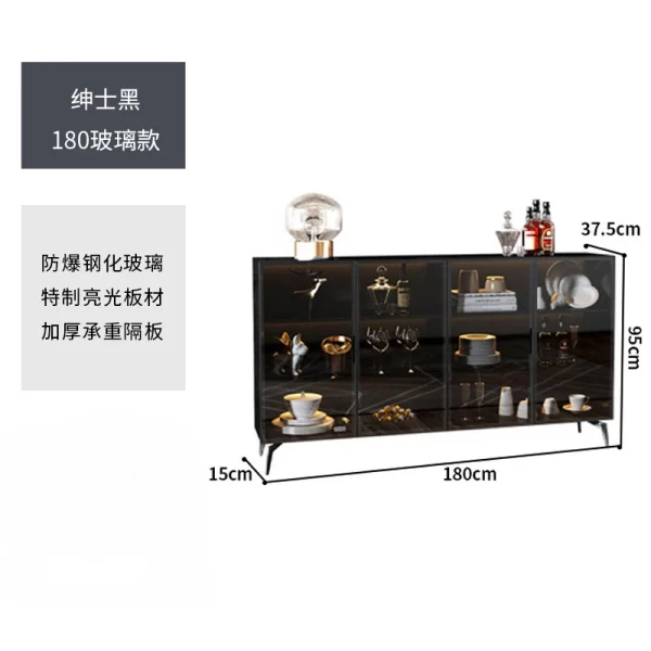 Modern Wine Display Cabinets Storage Glass Organizer Corner Cabinets Home Showcase Armoires De Salon Living Room Furniture - Image 12