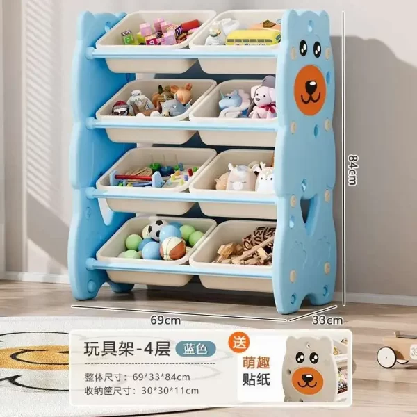 Large Desk Side Bookshelf Organizer Mobile Document Storage Rack Bookshelf Desk Storage Libreria Infantil Home Child Library - Image 8