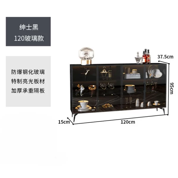 Modern Wine Display Cabinets Storage Glass Organizer Corner Cabinets Home Showcase Armoires De Salon Living Room Furniture - Image 9