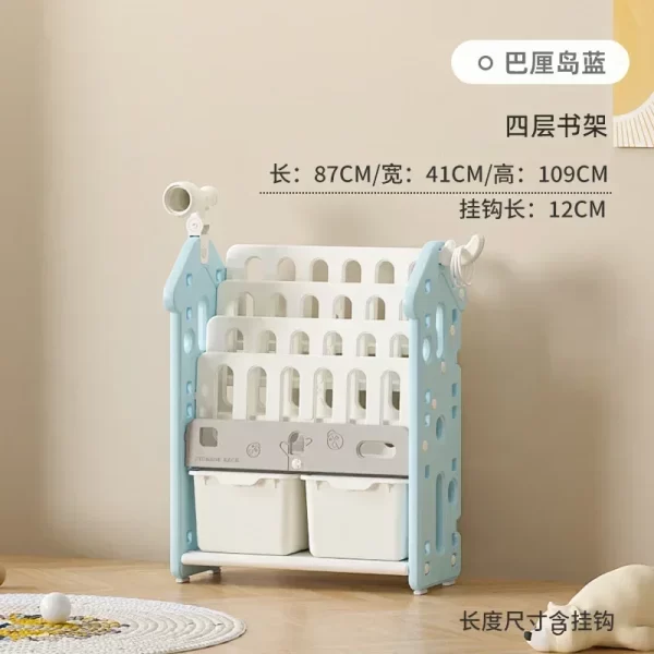 High quality  storage rack Large capacity home baby locker for children and infants organizing  wall shelf Garden - Image 14