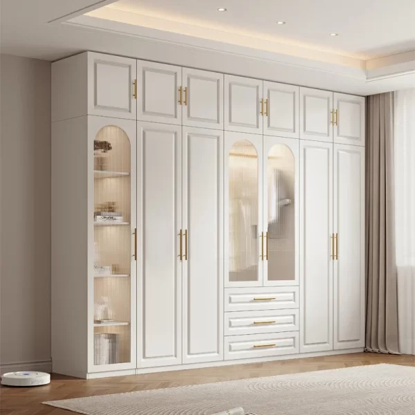 Drawer Storage With Glass Doors Wardrobes Shelves Bedroom Orgnizer Wardrobes Portable Open Closets Abiertos Furniture Bedroom