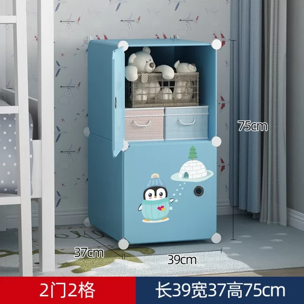 Organizer Baby Cabinets Wardrobe Children's Room Storage Cabinet Cabinets Girl's Drawer Closet Puerta Corredera Baby Furniture - Image 19