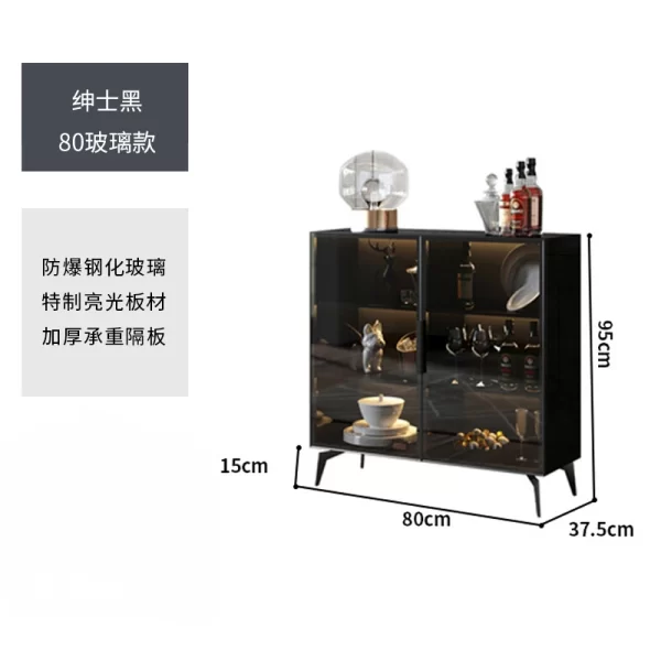 Modern Wine Display Cabinets Storage Glass Organizer Corner Cabinets Home Showcase Armoires De Salon Living Room Furniture - Image 7