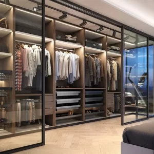 Best Seller Customization Display Rack Vintage Clothes Walk in Closet Furniture Vintage Walk in Wardrobe Stand Furniture