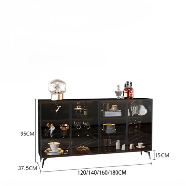 Modern Wine Display Cabinets Storage Glass Organizer Corner Cabinets Home Showcase Armoires De Salon Living Room Furniture - Image 6