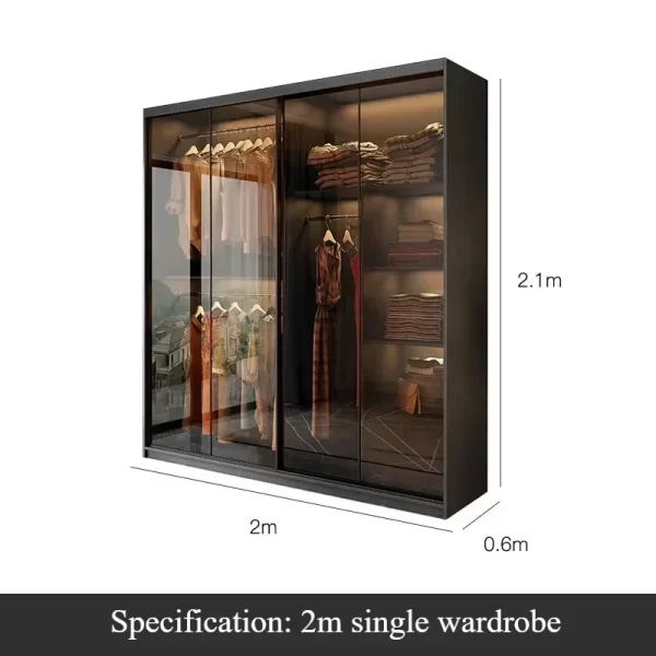 Shelf Shelve Wardrobes Organizer Underwear Nordic Storage Open Closets Cabinet Modern Ropero Armable De Ropa Bedroom Furniture - Image 9